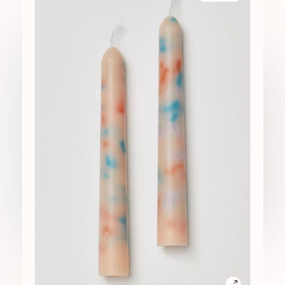 Free People x By Land + Sea Color Drip Small Taper Set of 2 - Picture 2 of 6